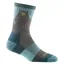 Darn Tough Bear Town Micro Crew LW With Cushion Womens in Aqua